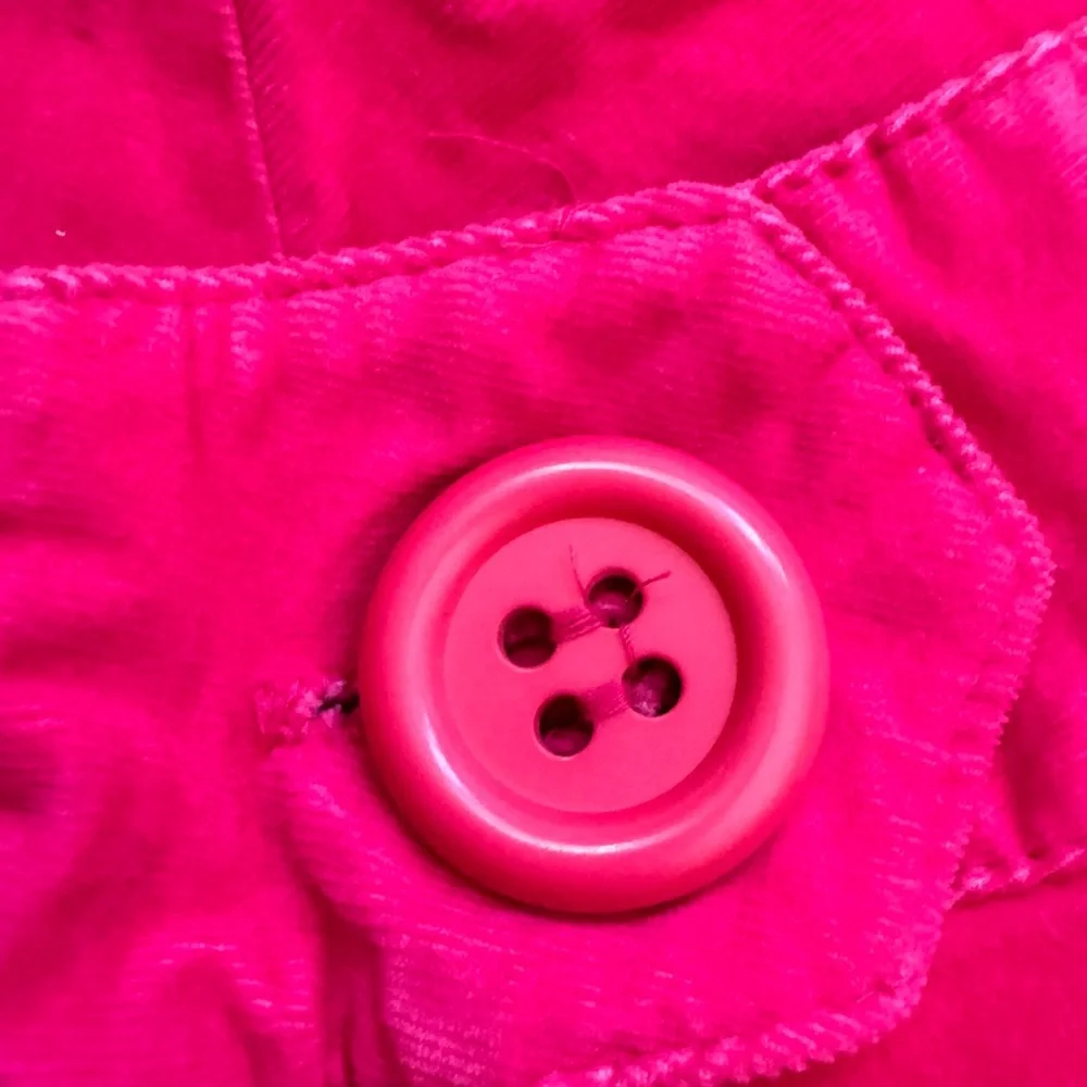Pink Cord Flare Jeans Corduroy Vintage Medium